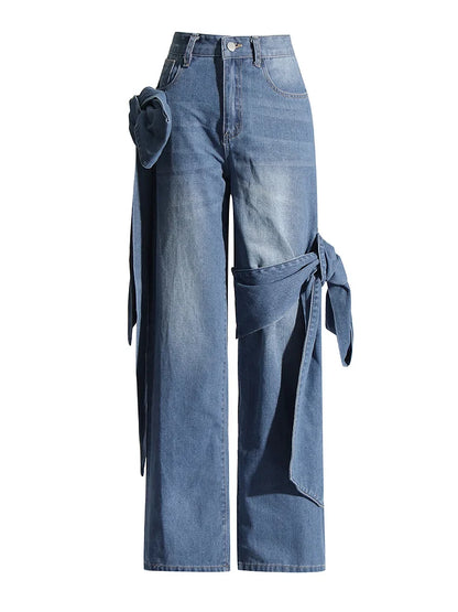 Retro-Denim mit hoher Taille