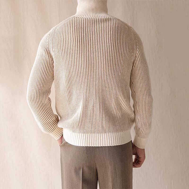 Essential Dicker Pullover mit Reißverschluss