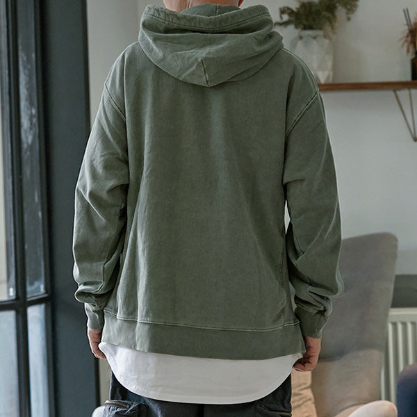 Dicker langer Hoodie für draußen