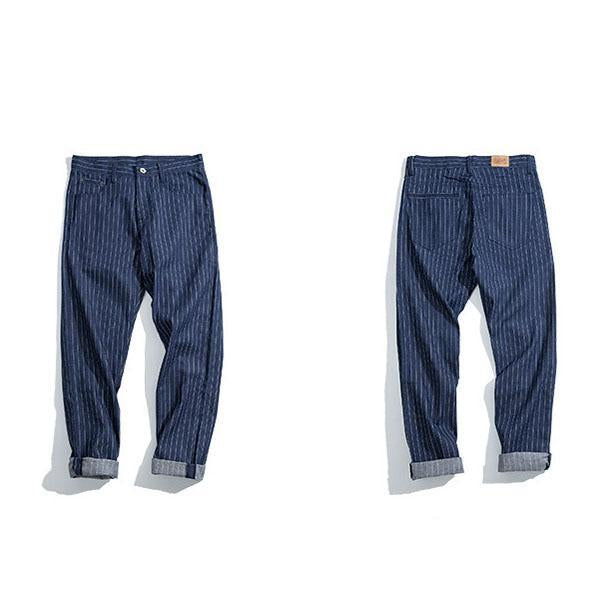 Railway Stripe Herren-Denim