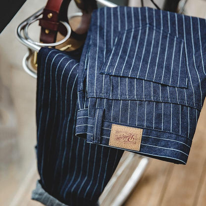 Railway Stripe Herren-Denim