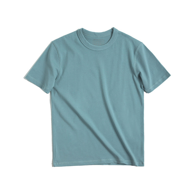 Unifarbenes Freizeit-T-Shirt