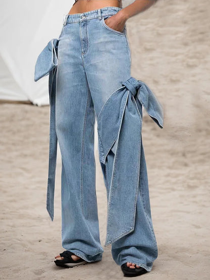 Retro-Denim mit hoher Taille