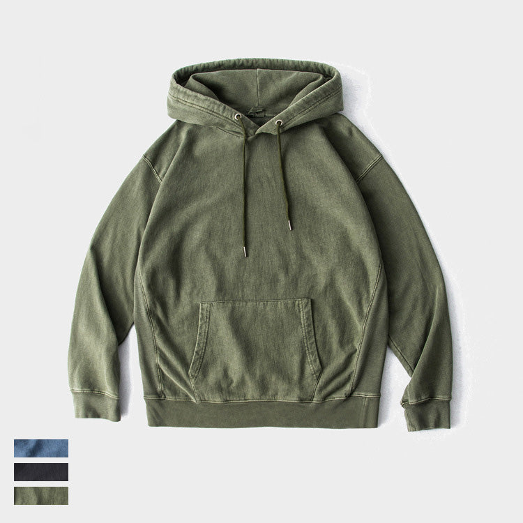 Dicker langer Hoodie für draußen