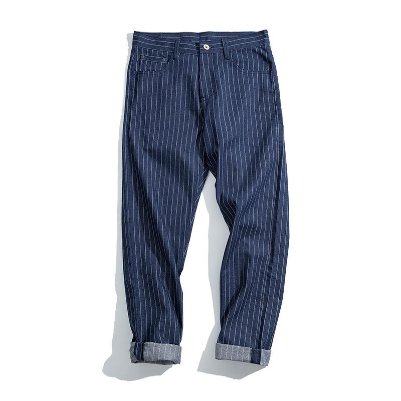 Railway Stripe Herren-Denim