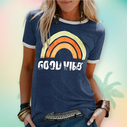 Frauen Good Vibes Shirt