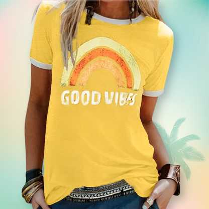 Frauen Good Vibes Shirt